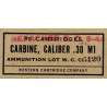 Box, Cartridge, Caliber .30 M1, WESTERN CARTRIDGE COMPANY, 1944