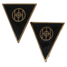DUI, Pair, 83rd Infantry Division, Omaha Beach, Carentan, Brittany, Ardennes