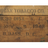Caisse en bois, Cigarettes for Sea Stores, AMERICAN TOBACCO CO. 1942