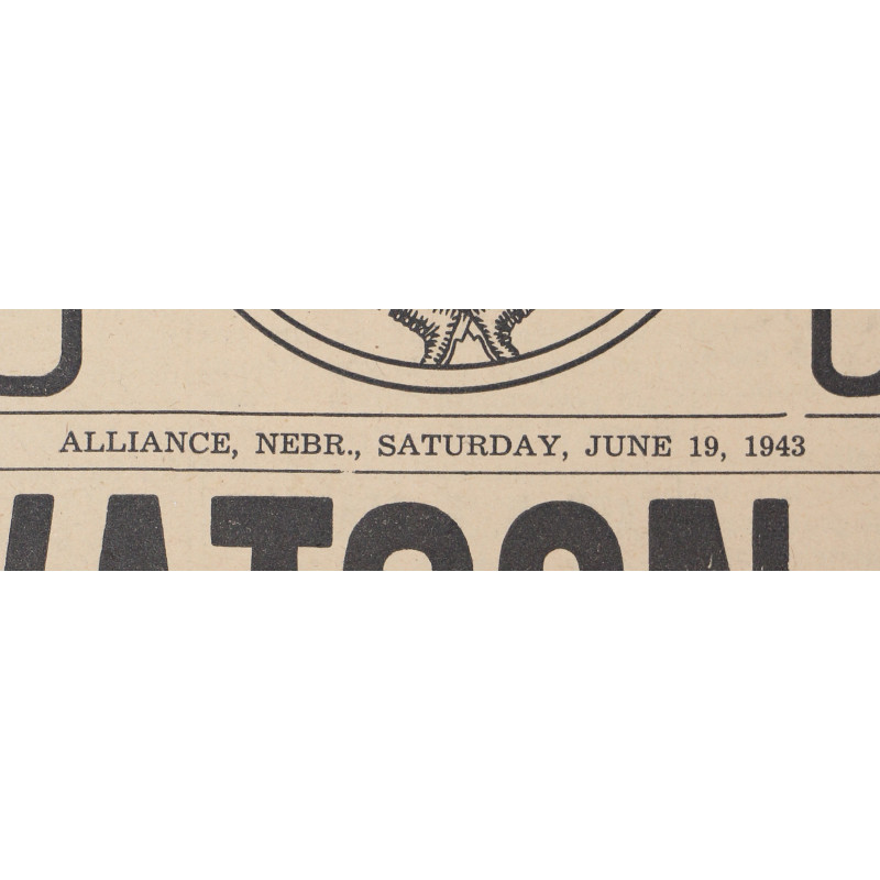 Journal, Boots and Wings, 507th PIR, 82nd Airborne Division, 19 juin 1943