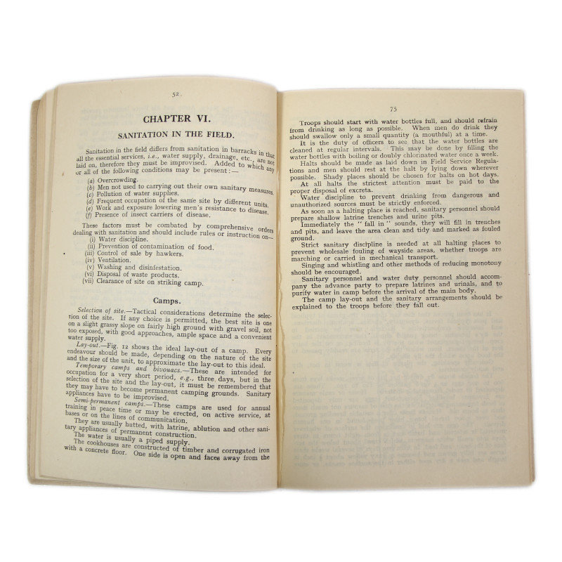 Manual, British, Handbook of Military Hygiene, 1943