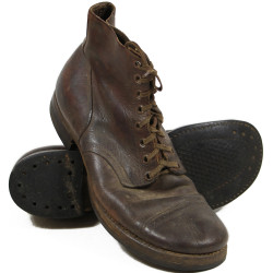 Brodequins de combat, US Army, Type II, cuir lisse, pointure 7 ½ B