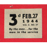 Magazine, YANK, British Edition, February 27, 1944, Foot-Slogging in Britain