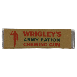 Tablette de chewing-gum, WRIGLEY'S, Army Ration, cannelle, intacte