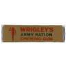 Stick, Gum, Chewing, WRIGLEY'S, Army Ration, Cinnamon, Untouched