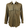 Chemise officier, US Army, chocolat