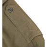 Shirt, Wool, Elastique, Officer's, Chocolate