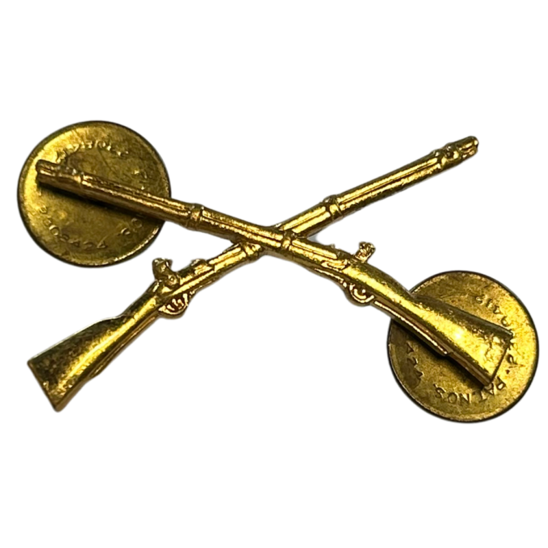 Insignia, Collar, Officer, US Infantry, CB