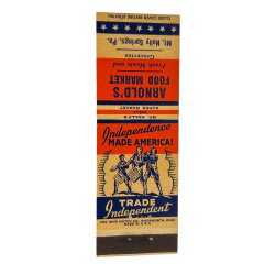 Pochette d'allumettes, Independence MADE AMERICA