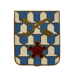 Crest, 16th Inf. Regt., 1st Infantry Division, à épingle, N.S. Meyer New York
