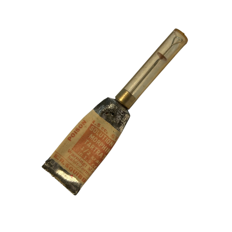Syrette, Morphine, E.R. SQUIBB & SONS, US Army Medical Department