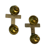 Insignes de col d'aumônier chrétien, Chaplain, Sterling, à pin's