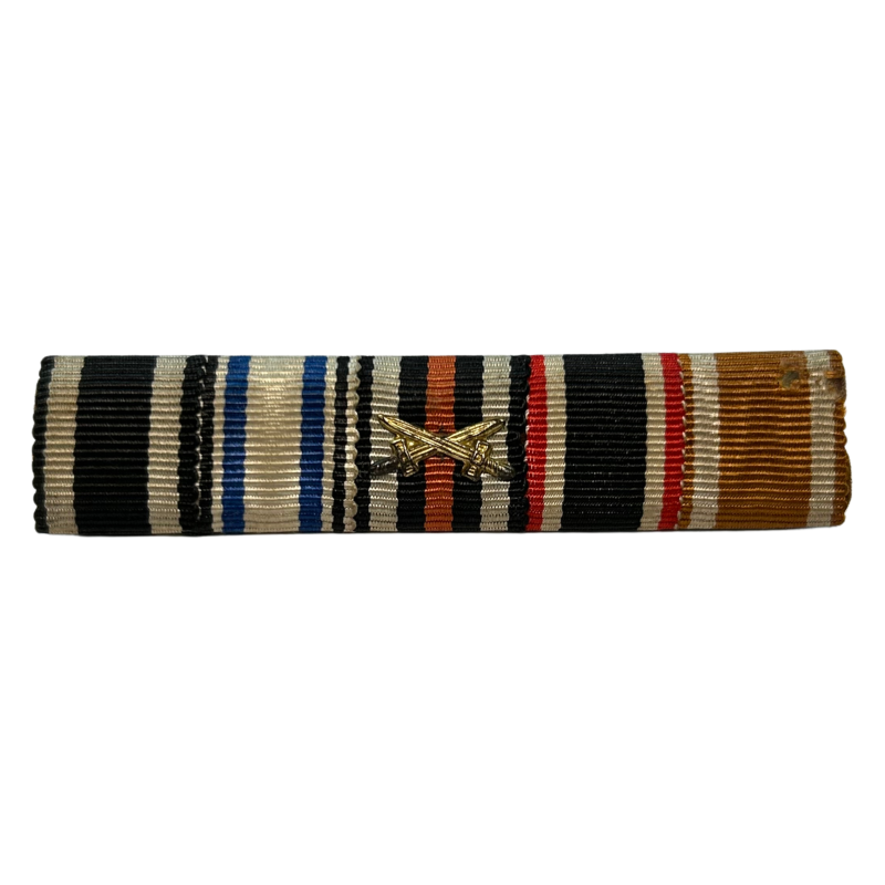Ribbons bar, Prussian Iron Cross, Bavarian Military Merit Cross, Honour Cross 1914-1918, War Merit Cross, Westwall