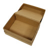 Flacon d'eau distillée pour plasma, dans son carton, Standard Armed Services Package