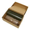 Flacon d'eau distillée pour plasma, dans son carton, Standard Armed Services Package
