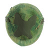 Casque M1, parachutiste, complet, avec couvre-casque Mitchell, 1963, Viêt-Nam, nominatif