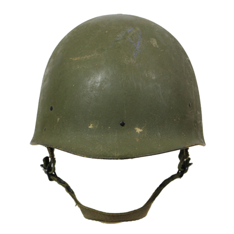 Helmet, M1, Parachutist's, Complete, with Camouflage Cover, 1963, Vietnam, Named