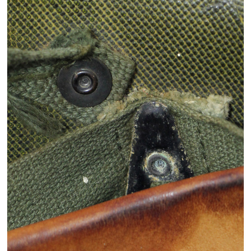 Casque M1, parachutiste, complet, avec couvre-casque Mitchell, 1963, Viêt-Nam, nominatif