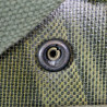 Casque M1, parachutiste, complet, avec couvre-casque Mitchell, 1963, Viêt-Nam, nominatif
