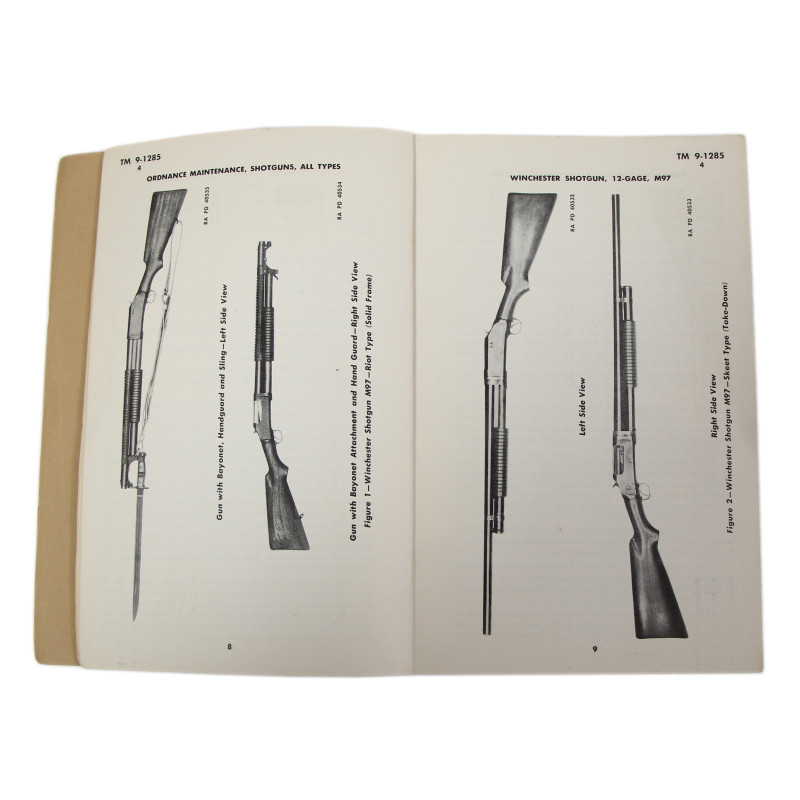 Manual, Technical, TM 9-1285, Shotguns, All Types, 1942