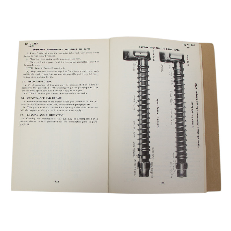 Manual, Technical, TM 9-1285, Shotguns, All Types, 1942