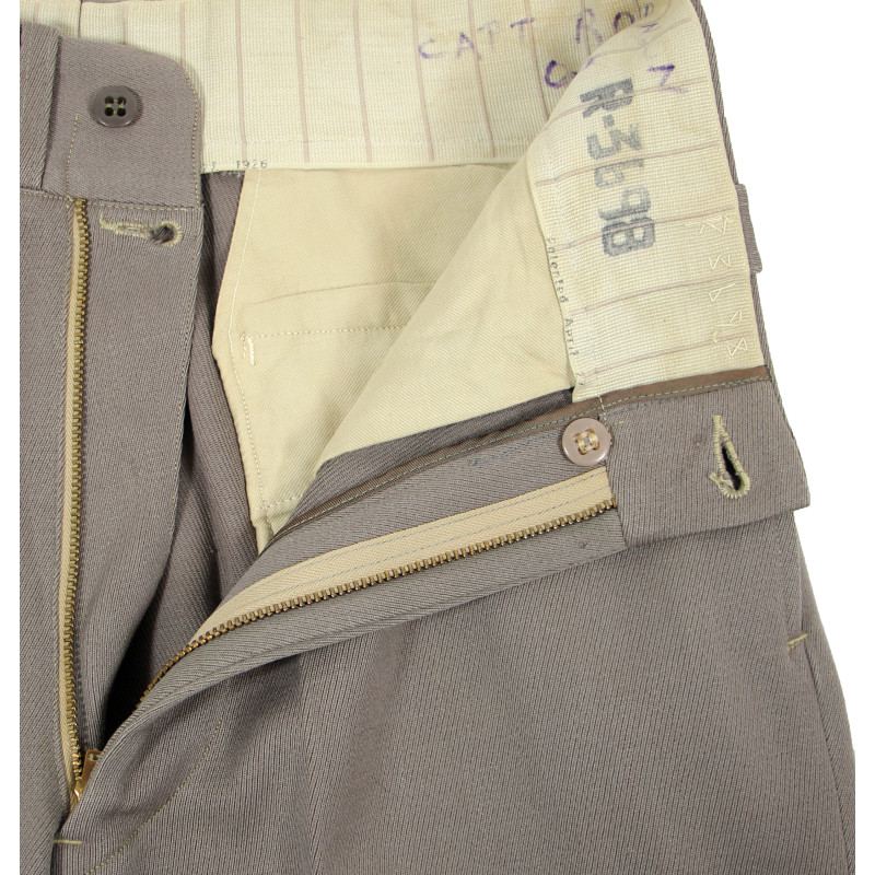 Trousers, Wool, Pink, Officer's, Elastique, US Army, Cpt. Walter Robinson, Hq., 550th A/B Inf. Bn. & Hq., 17th A/B Div., ETO