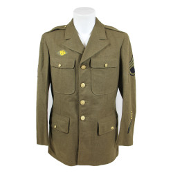 Coat, Wool Serge, OD, Staff Sergeant, 40R, 1942