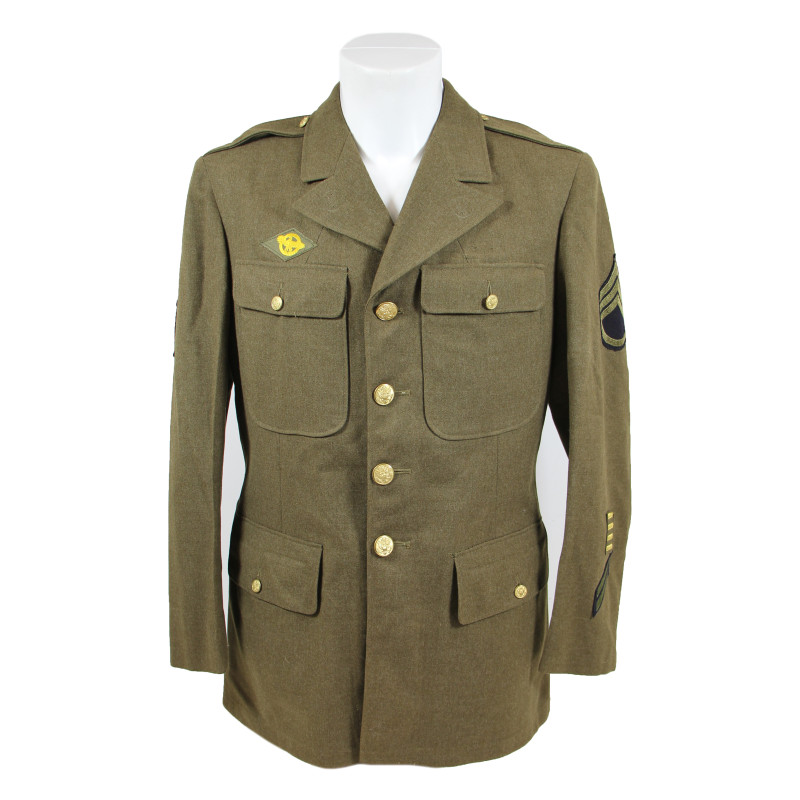 Coat, Wool Serge, OD, Staff Sergeant, 40R, 1942