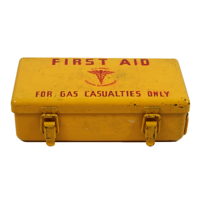 Boîte de premiers secours aux gaz (First Aid For Gas Casualties Only), 1er type