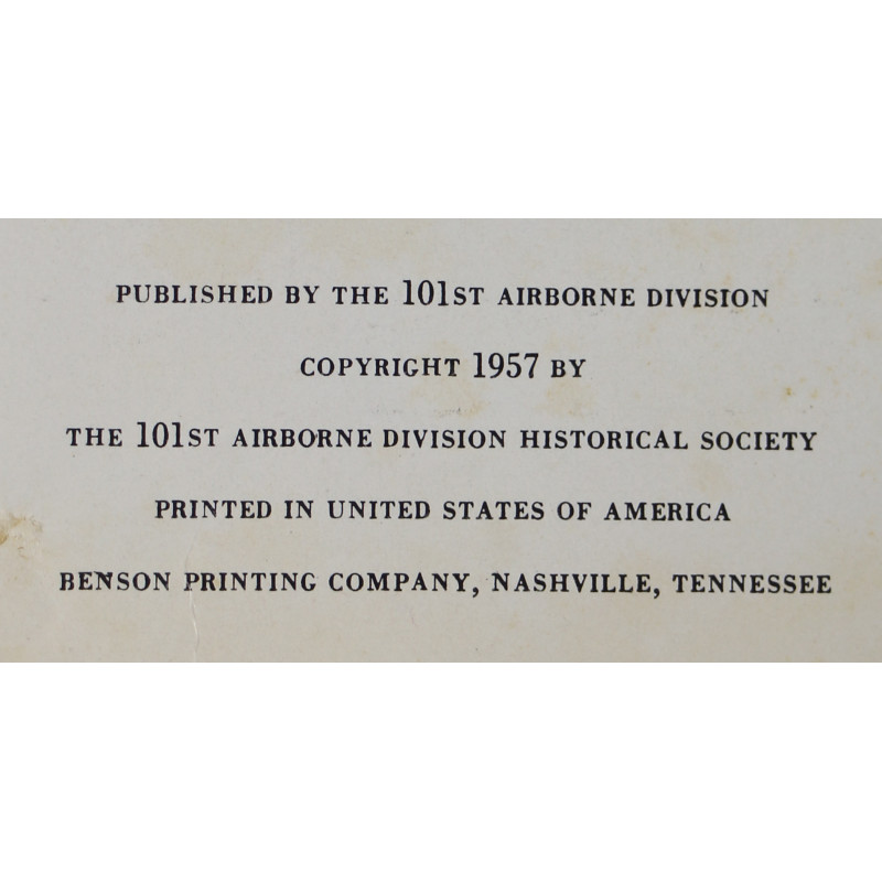 Album commémoratif, 101st Airborne Division, 1957