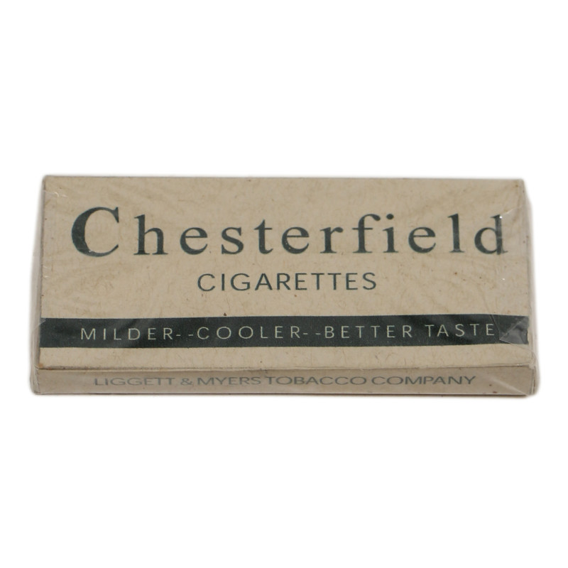 Paquet de cigarettes, ration Ten-in-One, Chesterfield, intact