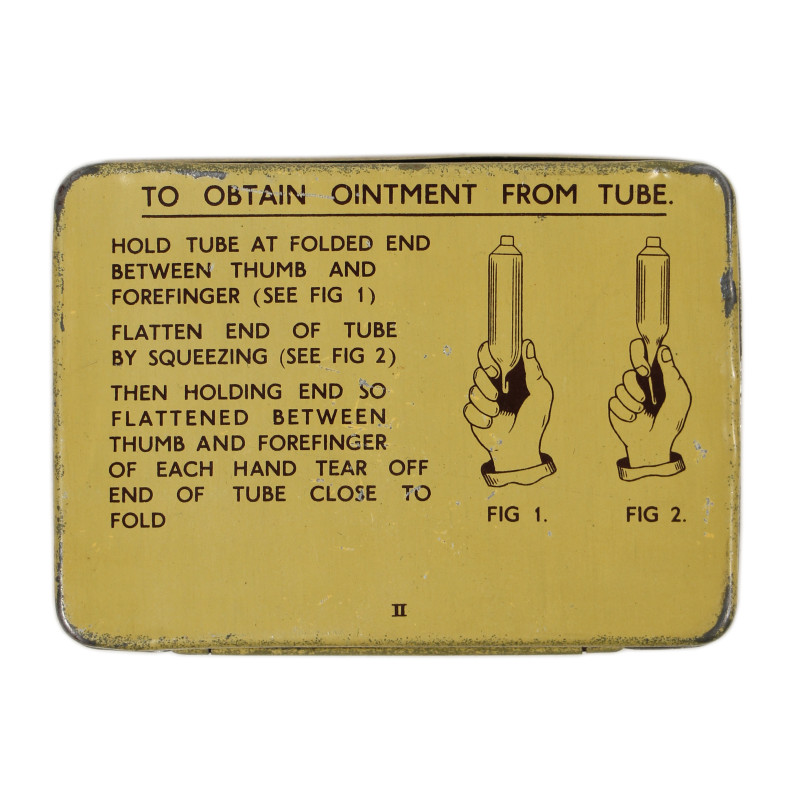 Tin, Anti-Gas Ointment, No. 2, 1940, Complete