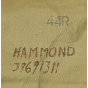 Coat, Serge, Wool, OD, 44R, T/Sgt. Clifford Hammond, 2nd Signal Service Battalion