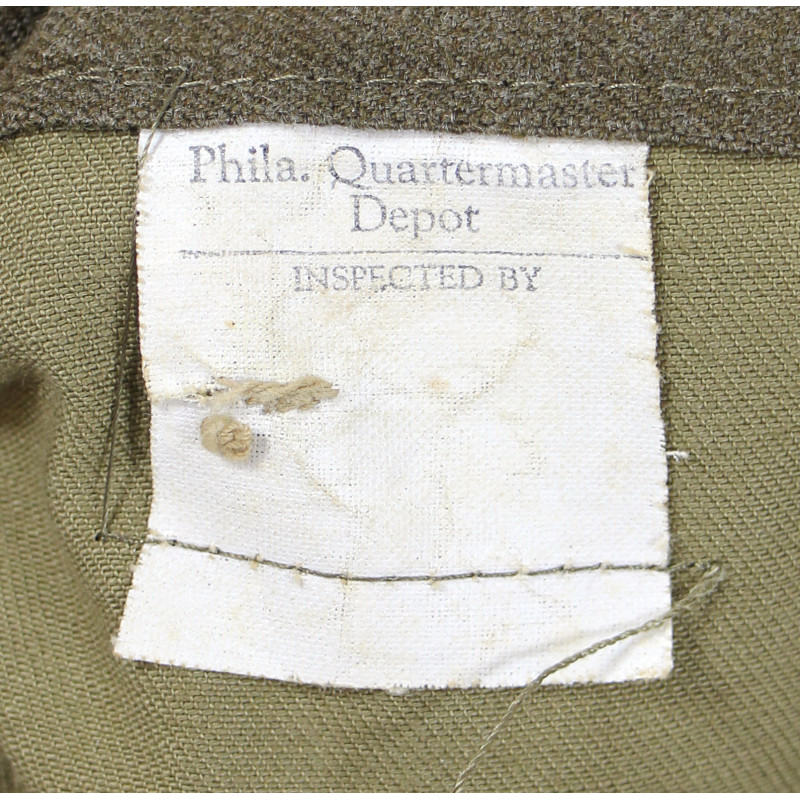 Coat, Serge, Wool, OD, 44R, T/Sgt. Clifford Hammond, 2nd Signal Service Battalion