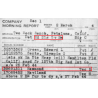 Coat, Serge, Wool, OD, 44R, T/Sgt. Clifford Hammond, 2nd Signal Service Battalion