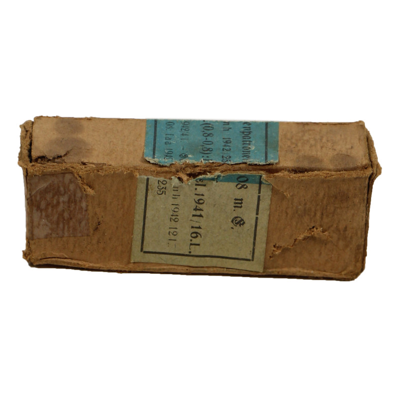 Boîte de cartouches allemandes, 9 mm, Normandie, 1942