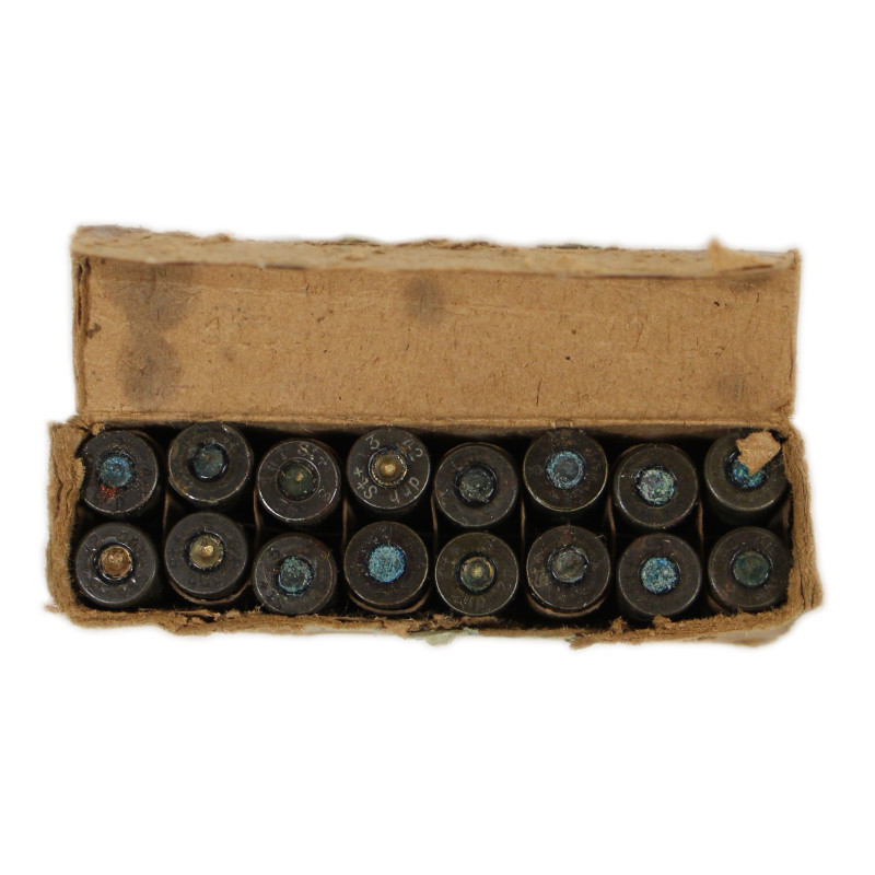 Boîte de cartouches allemandes, 9 mm, Normandie, 1942