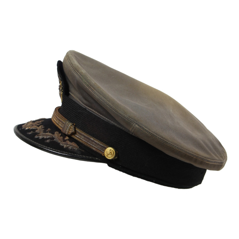 Cap, Senior Officer, US Navy, Gray, Cdr. Robert Prichard, Jr., USS Butler, Sicily, MTO & PTO