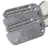 Dog Tags, Cpl. Joseph Winokur, 3704th AAFBU, USAAF, Hebrew, with Religious Amulet