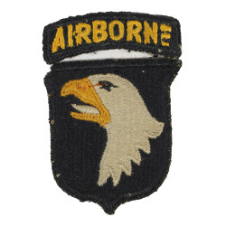 Insigne, 101st Airborne Division, Type 5, langue blanche