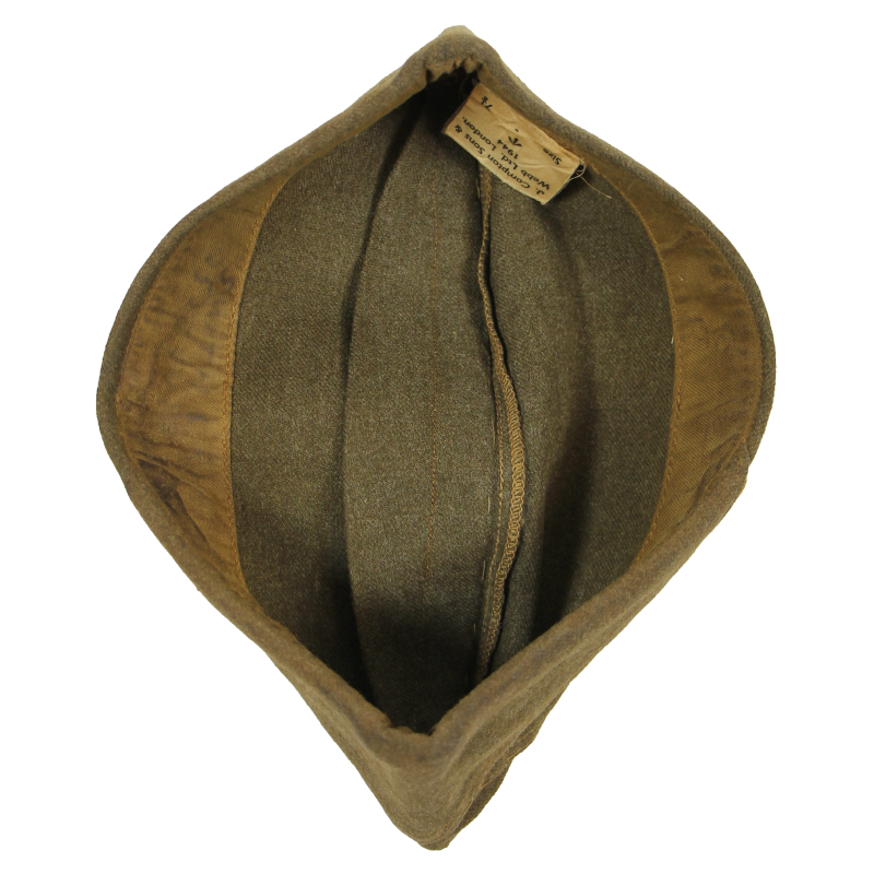 Calot troupe, Transportation Corps, British-Made, J. Compton Sons & Webb Ltd. 1944 /I\, taille 57