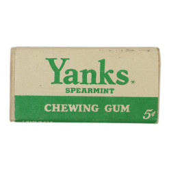 Bar, Gum, Chewing, Yanks, Spearmint, Untouched