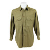 Chemise moutarde, 16 ½ x 33