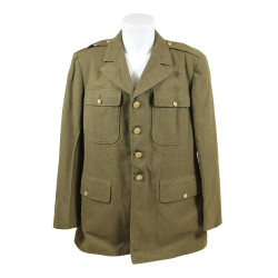 Veste de sortie, 44R, 1942, T/4 Charles Klein, Hq., 117th AAA Gp., Guadalcanal