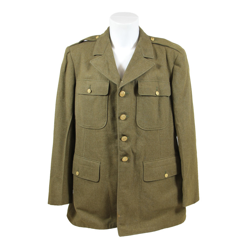 Veste de sortie, 44R, 1942, T/4 Charles Klein, Hq., 117th AAA Gp., Guadalcanal