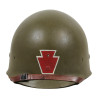 Sous-casque M1 (liner), CAPAC, A washers verts, 28th Infantry Division