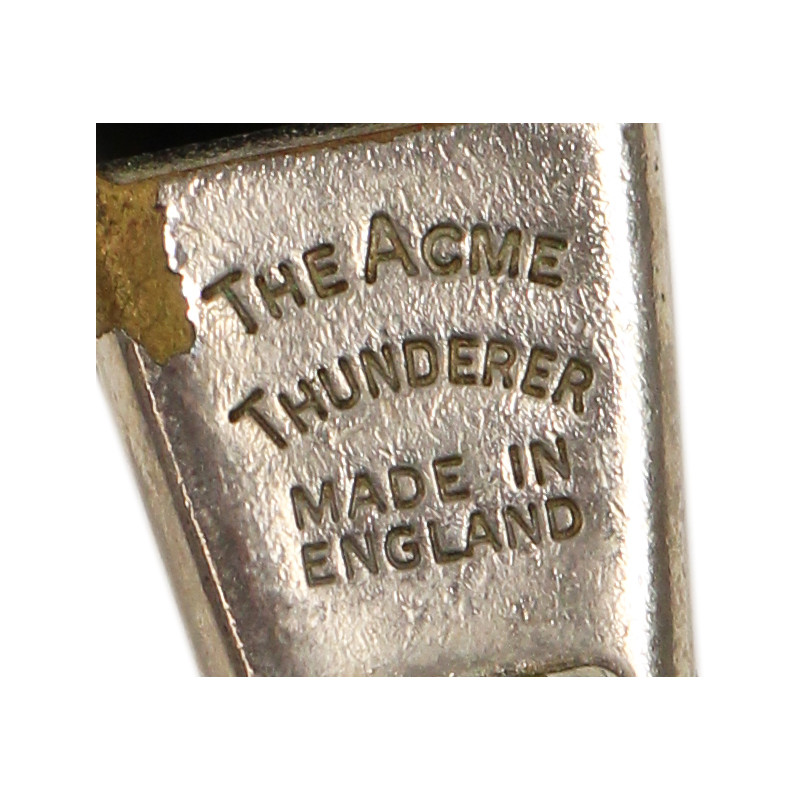 Sifflet en laiton chromé, THE ACME THUNDERER, Made in England