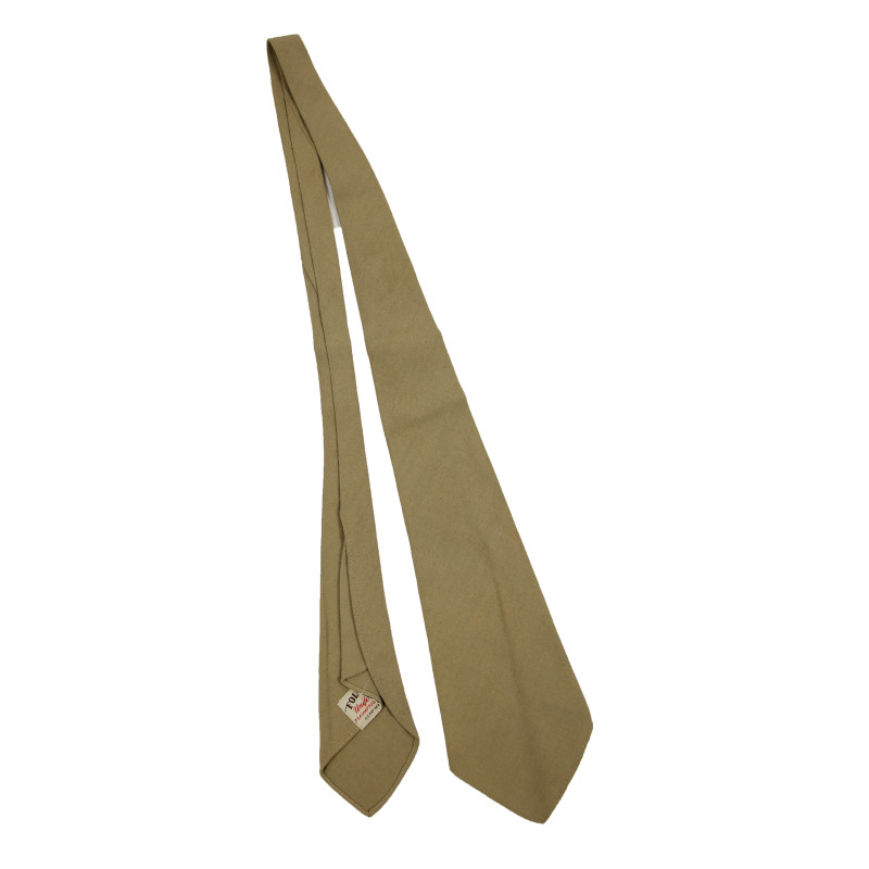 Necktie, Khaki, US Army, FOLDBACK