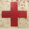 Helmet, M1, Swivel Loops, Medic, Three Red Crosses