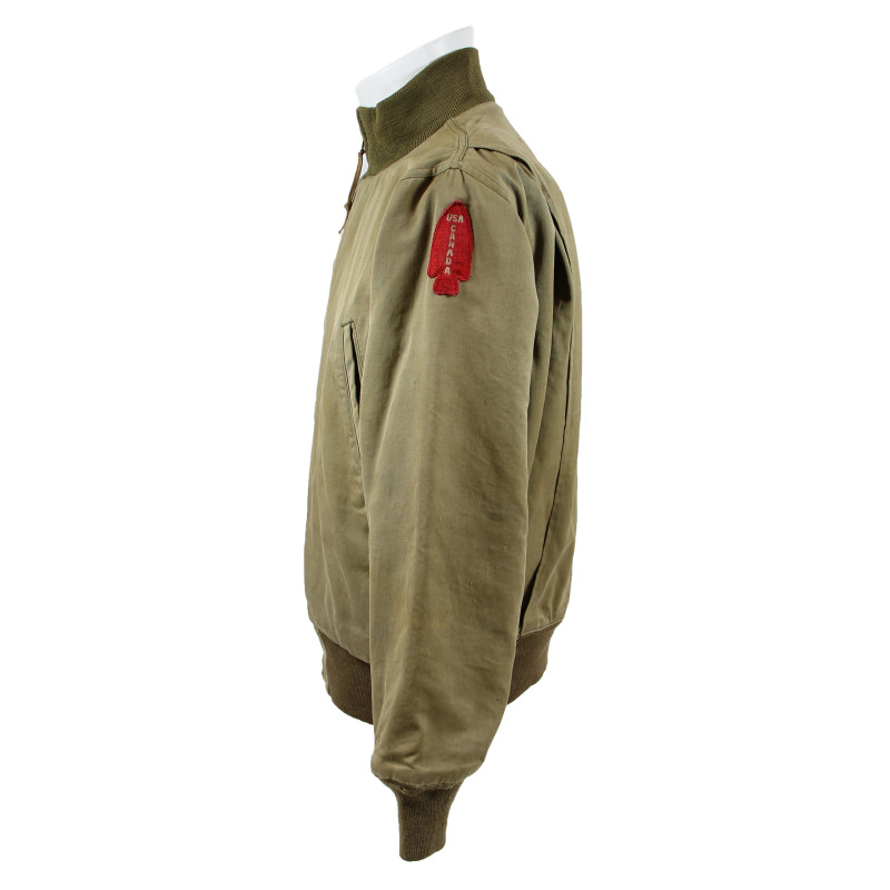 Blouson tankiste, First Special Service Force, matricule partiel
